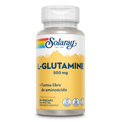 L Glutamine 500 Mg 50 Capsulas | Solaray - Dietetica Ferrer