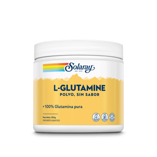 L-Glutamine Polvo 300 gr | Solaray - Dietetica Ferrer