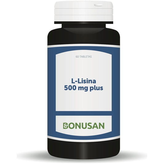 L Lisina 500 mg plus 60 Tabletas | Bonusan - Dietetica Ferrer