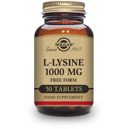 L Lysine 1000 Mg Capsulas | Solgar - Dietetica Ferrer