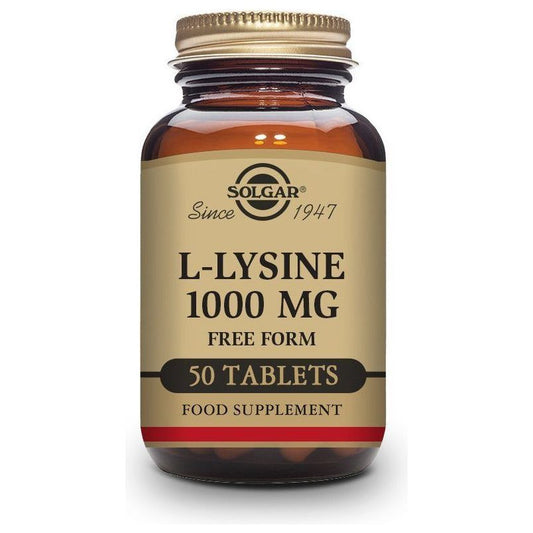 L Lysine 1000 Mg Capsulas | Solgar - Dietetica Ferrer