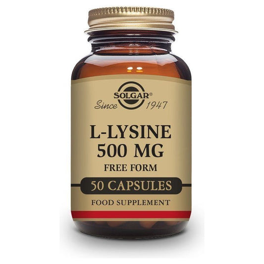 L Lysine 500 Mg 50 Capsulas | Solgar - Dietetica Ferrer