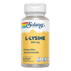 L Lysine 500 Mg 60 Capsulas | Solaray - Dietetica Ferrer