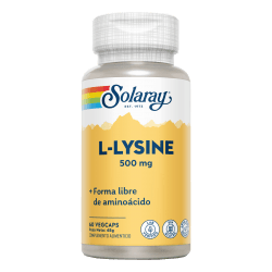 L Lysine 500 Mg 60 Capsulas | Solaray - Dietetica Ferrer