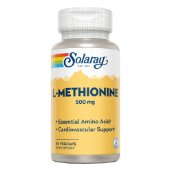 L Methionine 500 Mg 30 Capsulas | Solaray - Dietetica Ferrer