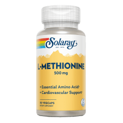 L Methionine 500 Mg 30 Capsulas | Solaray - Dietetica Ferrer