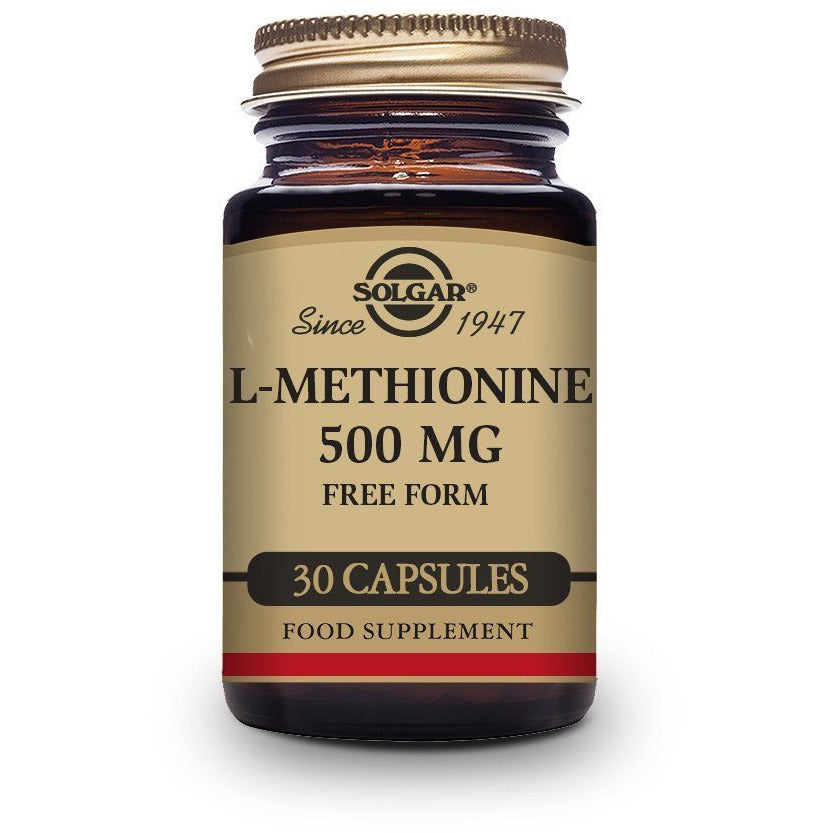 L Methionine 500 Mg 30 Capsulas | Solgar - Dietetica Ferrer