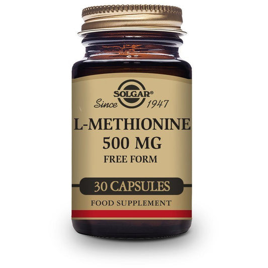 L Methionine 500 Mg 30 Capsulas | Solgar - Dietetica Ferrer