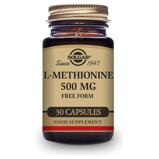 L Methionine 500 Mg 30 Capsulas | Solgar - Dietetica Ferrer