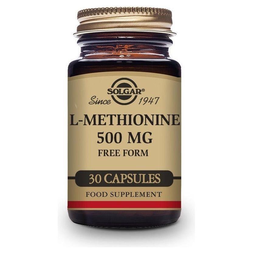 L Methionine 500 Mg 30 Capsulas | Solgar - Dietetica Ferrer