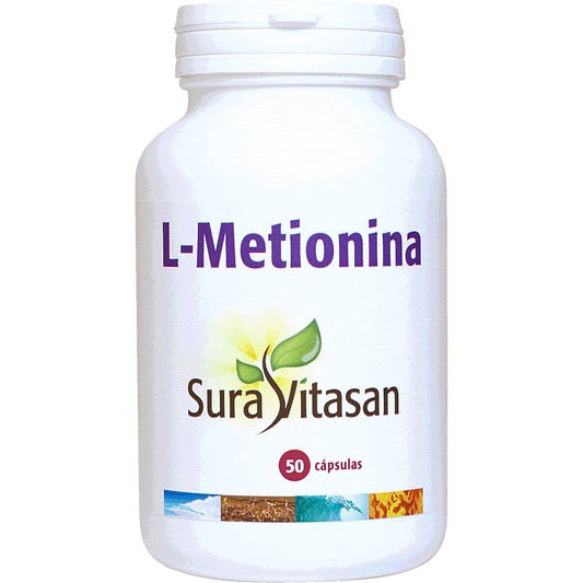 L-Metionina 500mg 50 Capsulas | Sura Vitasan - Dietetica Ferrer