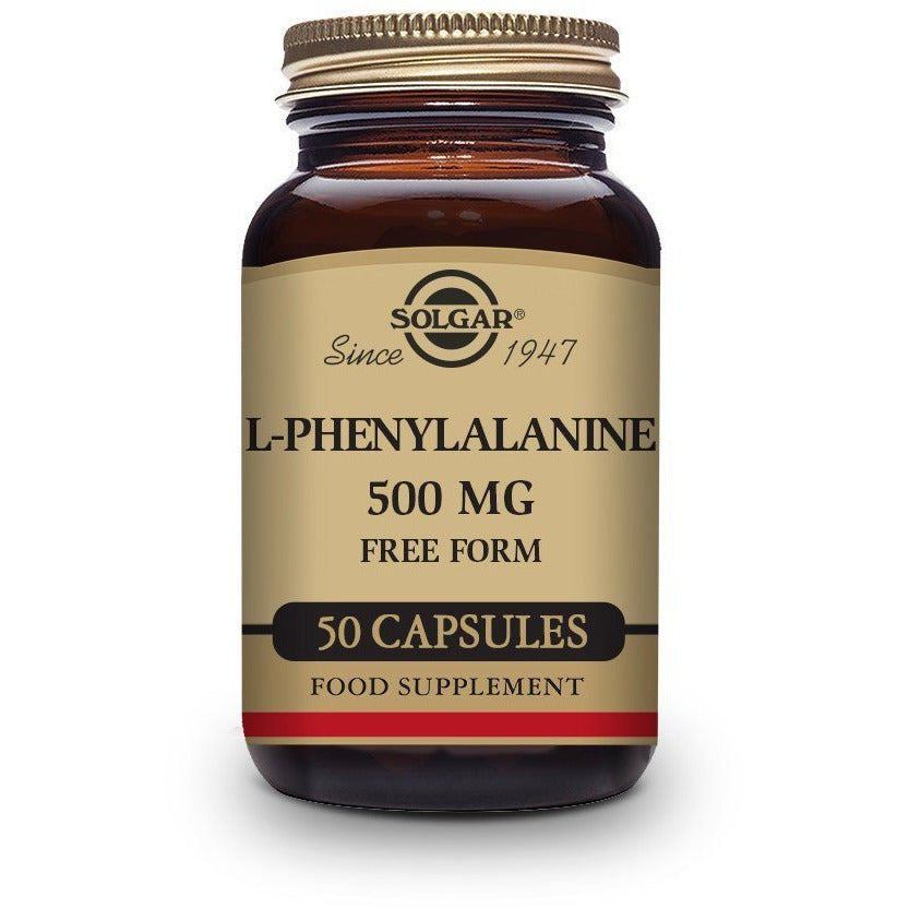 L Phenylalanine 500 Mg 50 Capsulas | Solgar - Dietetica Ferrer