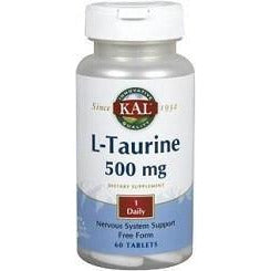 L-Taurine 500 Mg 60 Comprimidos | Kal - Dietetica Ferrer