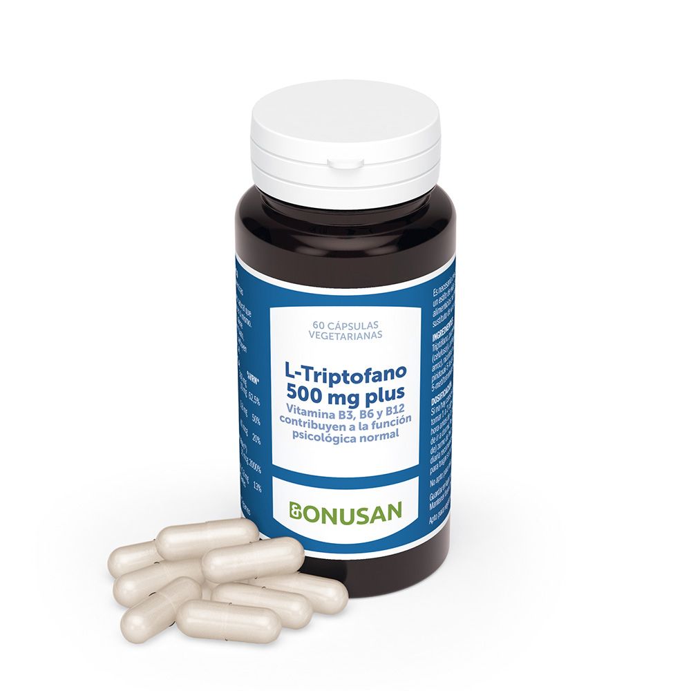 L Triptofano 500 mg plus 60 Capsulas | Bonusan - Dietetica Ferrer