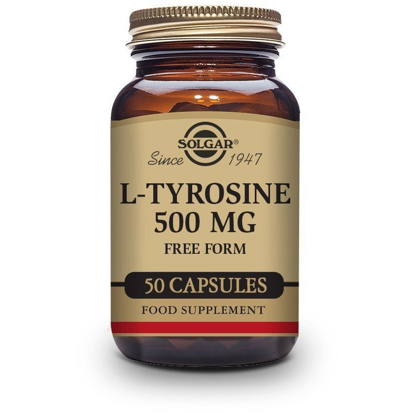 L Tyrosine 500 Mg 50 Capsulas | Solgar - Dietetica Ferrer