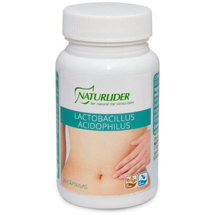 Lactobacillus Acidophilus 30 cápsulas | Naturlider - Dietetica Ferrer