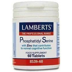 Fosfatidil Serina 100mg con Zinc 60 Comprimidos | Lamberts - Dietetica Ferrer