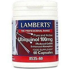 Ubiquinol 100mg 60 Capsulas | Lamberts - Dietetica Ferrer