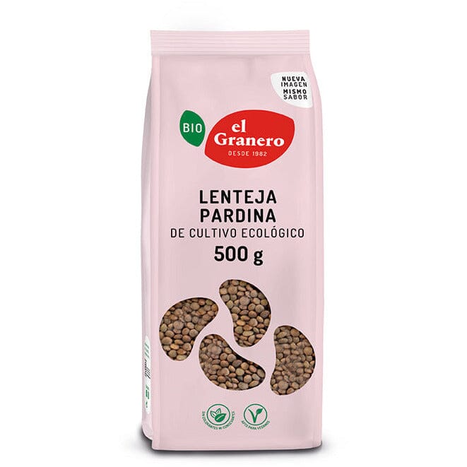 Lenteja Pardina Bio 500 gr | El Granero Integral - Dietetica Ferrer