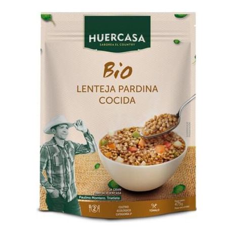 Lenteja Pardina Cocida Bio 475 gr | Huercasa - Dietetica Ferrer