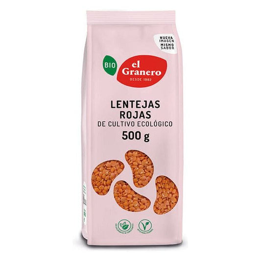 Lentejas Rojas 500 gr Bio | El Granero Integral - Dietetica Ferrer