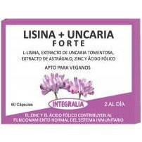 Lisina Uncaria Forte 60 Cápsulas | Integralia - Dietetica Ferrer