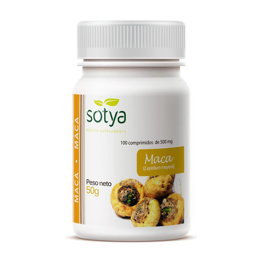 Maca 100 Comprimidos | Sotya - Dietetica Ferrer