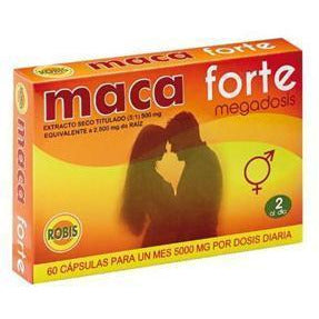 Maca Forte 625 mg 60 Capsulas | Robis - Dietetica Ferrer