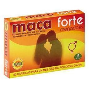 Maca Forte 625 mg 60 Capsulas | Robis - Dietetica Ferrer