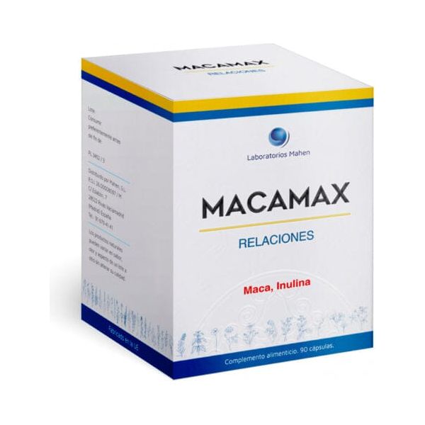 Macamax 90 cápsulas | Mahen - Dietetica Ferrer