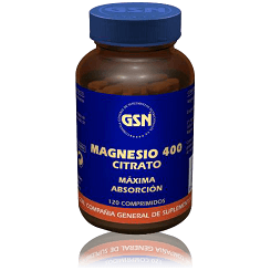 Magnesio 400 Citrato 120 Comprimidos | GSN - Dietetica Ferrer