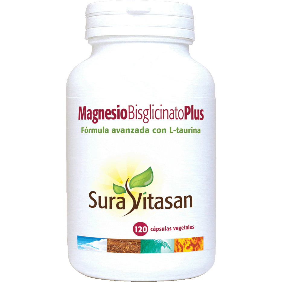 Magnesio Bisglicinato 120 Capsulas | Sura Vitasan - Dietetica Ferrer