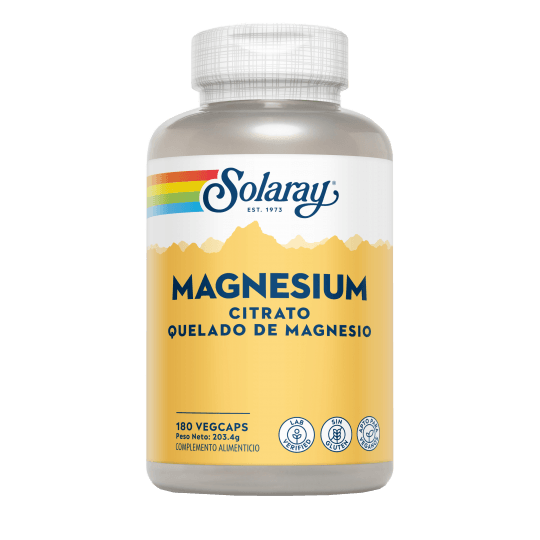 Magnesium Citrate 180 Capsulas | Solaray - Dietetica Ferrer