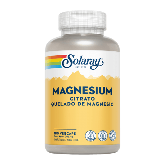 Magnesium Citrate 180 Capsulas | Solaray - Dietetica Ferrer