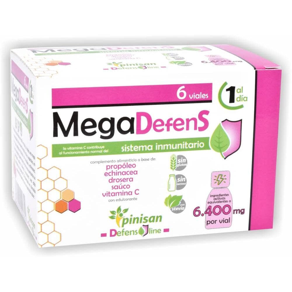 Mega Defens 6 viales | Pinisan - Dietetica Ferrer