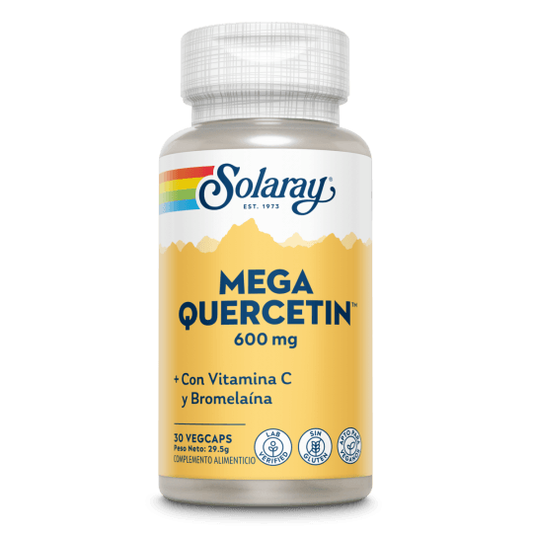 Mega Quercetin 600 Mg Capsulas | Solaray - Dietetica Ferrer