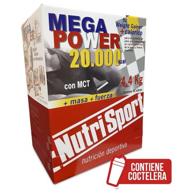 Megapower 20000 Caja 40 sobres | Nutrisport - Dietetica Ferrer