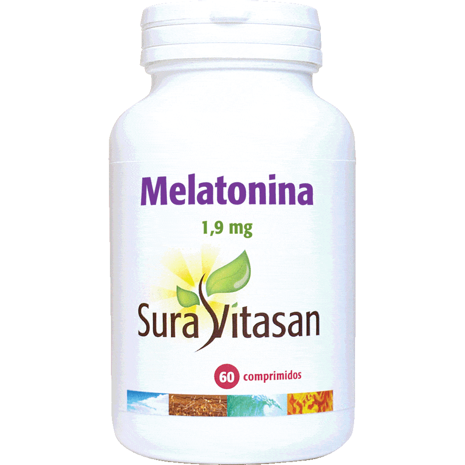 Melatonina 1,9 mg 60 Comprimidos | Sura Vitasan - Dietetica Ferrer