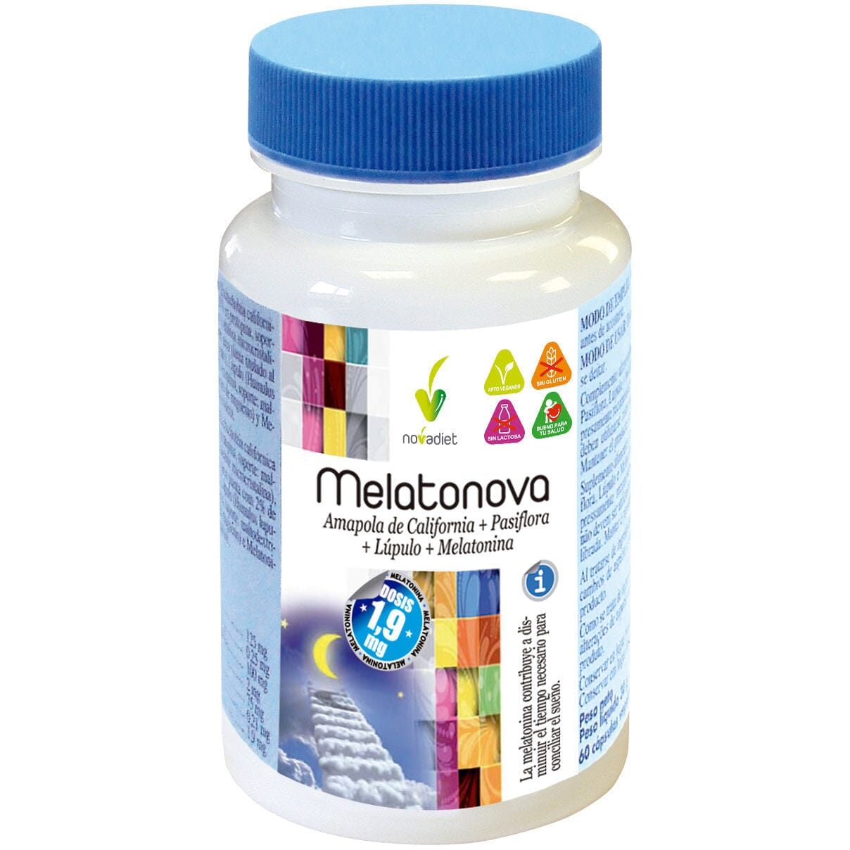 Melatonova 60 cápsulas | Novadiet - Dietetica Ferrer