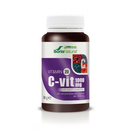 Mgdose Vit&Min C-Vit 1000 Mg 60 Comprimidos | Soria Natural - Dietetica Ferrer