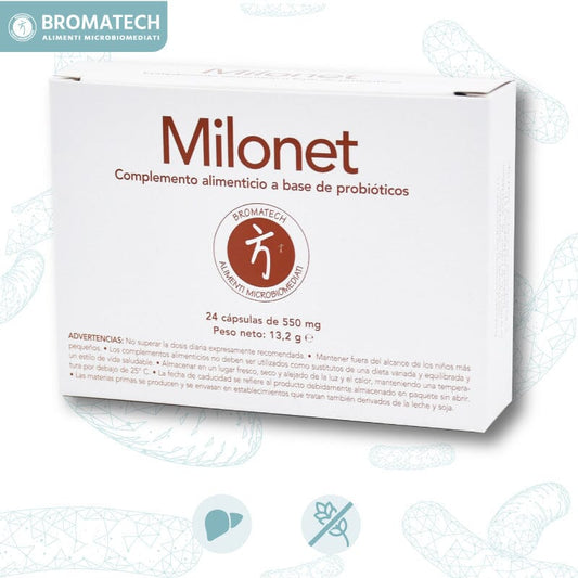 Milonet 24 cápsulas | Bromatech - Dietetica Ferrer