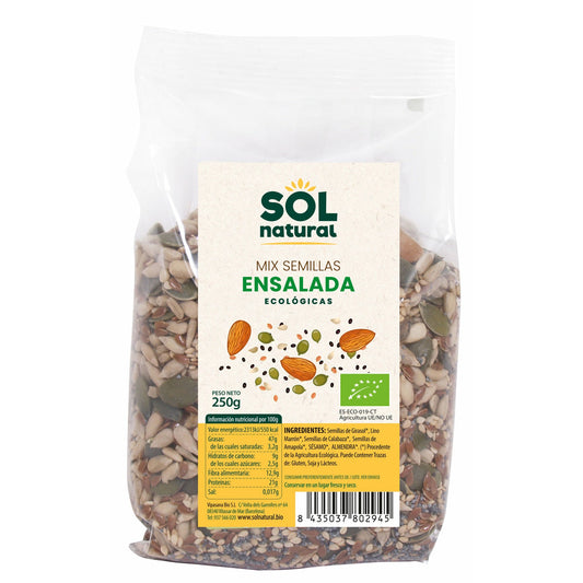 Mix de Semillas Para Ensaladas Bio 250 gr | Sol Natural - Dietetica Ferrer