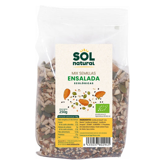 Mix de Semillas Para Ensaladas Bio 250 gr | Sol Natural - Dietetica Ferrer