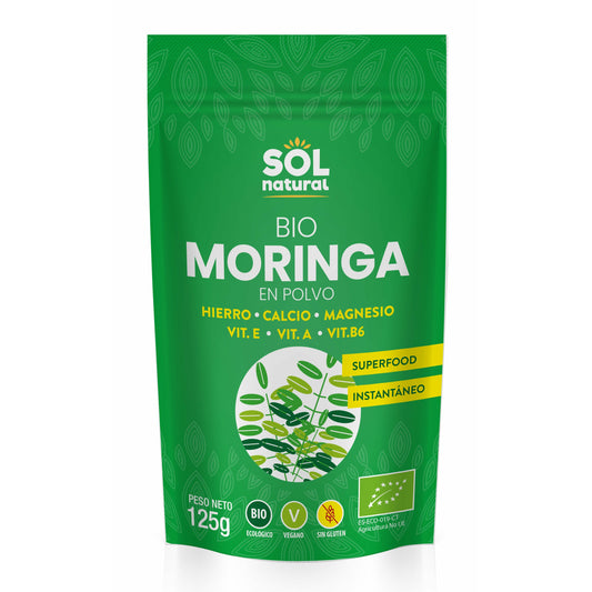 Moringa en Polvo Bio 125 gr | Sol Natural - Dietetica Ferrer