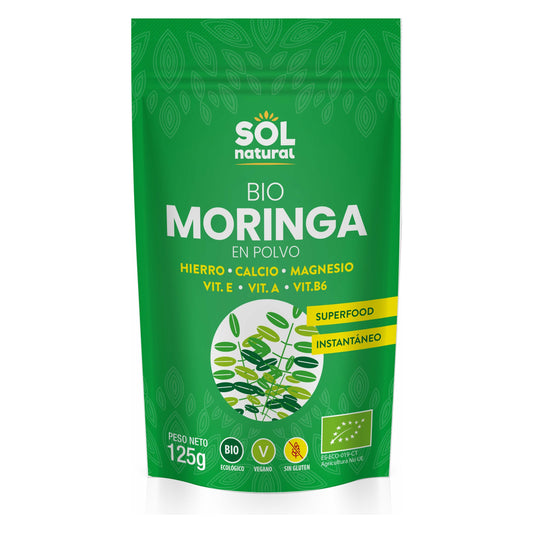 Moringa en Polvo Bio 125 gr | Sol Natural - Dietetica Ferrer