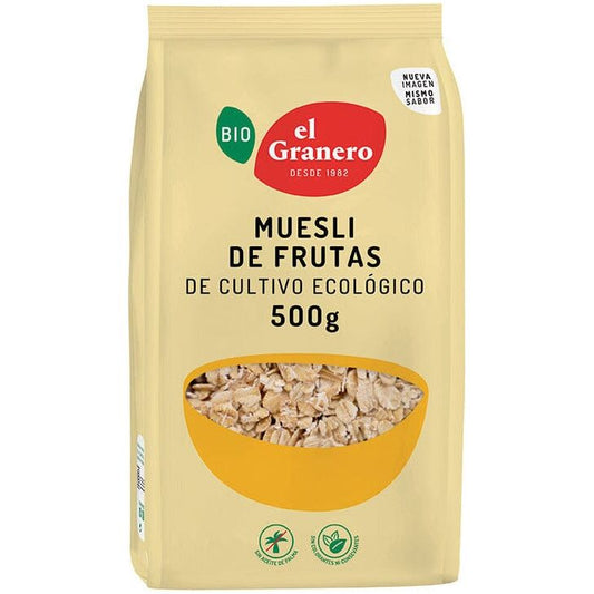 Muesli Frutas Bio 500 gr | El Granero Integral - Dietetica Ferrer