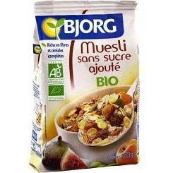 Muesli Frutas sin Azucar Añadido Bio 375 gr | Bjorg - Dietetica Ferrer