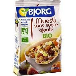 Muesli Frutas sin Azucar Añadido Bio 375 gr | Bjorg - Dietetica Ferrer