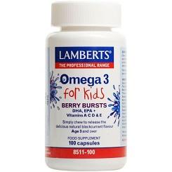 Omega 3 para niños 100 Capsulas | Lamberts - Dietetica Ferrer