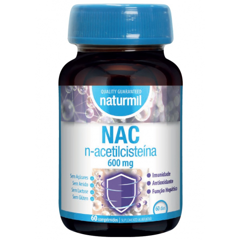 NAC 60 Comprimidos | Naturmil - Dietetica Ferrer